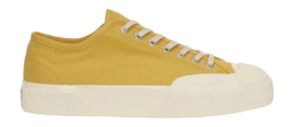 Sneaker Superga 2432 Works Low Cut Denim Yarn Dyed Herren Yellow Off White