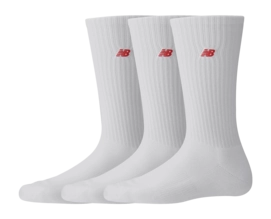 Socks New Balance Unisex NB Patch Logo Crew White (3 Pack) '24