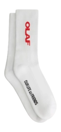 Chaussettes Olaf Hussein Drift Logo Optical White