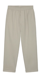 Pantalon Olaf Hussein Men Seersucker Slim Cement
