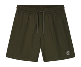 Short de Bain Olaf Hussein Men Face Army Green