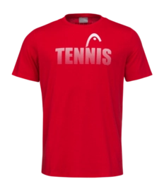 T-Shirt de Tennis HEAD Homme CLUB COLIN Red 2024