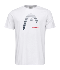 Tennisshirt HEAD Men CLUB CARL White 2024