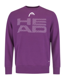 Tennistrui HEAD Men Rally Sweatshirt Wineberry