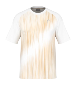 Tennisshirt HEAD Men Performance White Print