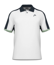 Polo Shirt Shirt HEAD Men Play Tech White Celery Green