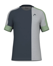 Tennisshirt HEAD Men Play Tech Celery Green Grey