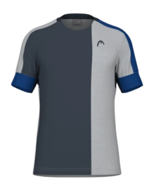 Tennisshirt HEAD Men Play Tech Royal Grey