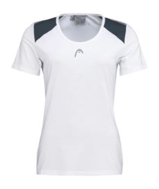 Tennisshirt HEAD Club 22 Tech Damen White Navy