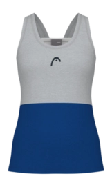 Tennisshirt HEAD Women Play Tech Tanktop Royal Blue White