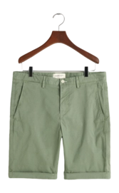 Short GANT Homme Slim Sunfaded Shorts Kalamata Green