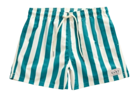 Zwembroek GANT Men Swim Shorts Block Stripe Ocean Turquoise