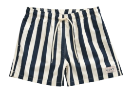 Swimming Trunks GANT Men Swim Shorts Block Stripe Evening Blue