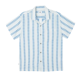 Chemise Obey Men Harmonie Woven White Multi