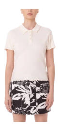 Polo Obey Femme Loren SS Unbleached