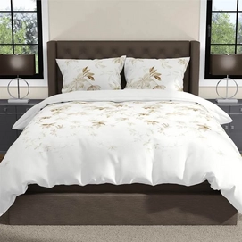 Dekbedovertrek Romanette Simonetta Taupe Beige Katoen