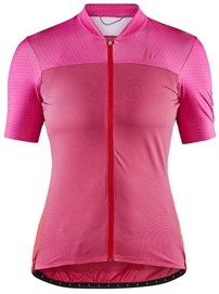 Fietsshirt Craft Women Hale Glow Jersey Fame Bright Red