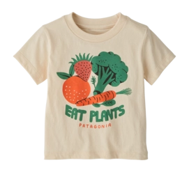 T-Shirt Patagonia Baby Graphic Farm Snacks Undyed Natural '24