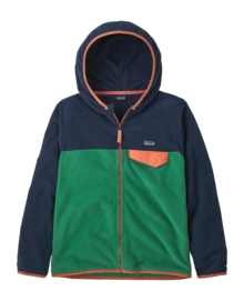 Zip Sweatshirt Patagonia Kids Micro D Snap-T Gather Green