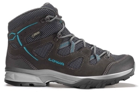 Wanderschuh Lowa Phoenix Gtx Mid Ws Anthrazit Türkis Damen