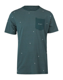 T-Shirt Brunotti Men Axle-Stripe Fuel Green