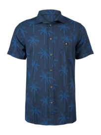 Chemise Brunotti Homme Conrad Grande Palmtree Blue