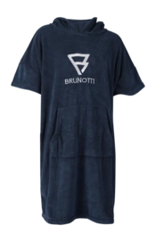 Poncho Brunotti Unisexe Poncho-Solidsex Jeans Blue