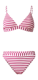 Maillot 2 Pièces Brunotti Femme Luna-YD Rib Stripe Pink