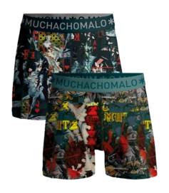 Boxershort Muchachomalo Men Chessplay Print Print ( 2-Pack )