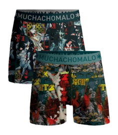 Boxer Muchachomalo Garçon Chessplay Print Print (Lot de 2)