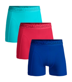 Boxer Muchachomalo Homme Microfiber Blue Red Green (Lot de 3)