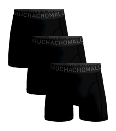 Boxershort Muchachomalo Men Microfiber Black Black Black ( 3-Pack )