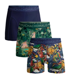Boxer Shorts Muchachomalo Men Rio Print Print Blue (3-Pack)