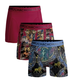 Boxershorts Muchachomalo Rome Jungen Print Print Red  (3er-Pack)
