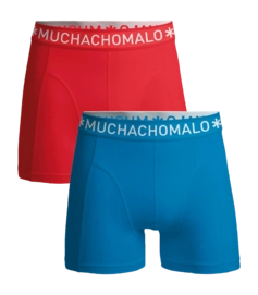 Boxer Muchachomalo Garçon Solid Blue Pink (Lot de 2)