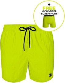 Maillot de Bain Muchachomalo Homme Solid Greenish Yellow 2024