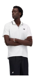Poloshirt New Balance Tournament Polo Herren White