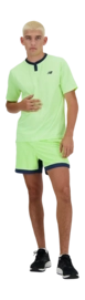 Polo New Balance Men Tournament Top Bleached Lime Glow