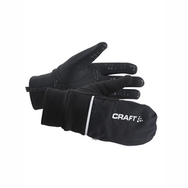 Cycling Gloves Craft Hybrid Weather Black