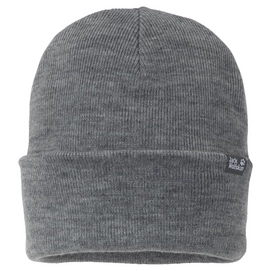 Mütze Jack Wolfskin Rib Hat Grey Heather