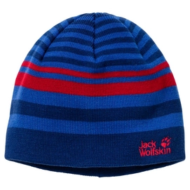 Mütze Jack Wolfskin Cross Knit Cap Royal Blue (M) Kinder