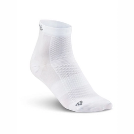 Socks Craft Cool Mid White Silver-Shoe size 34 - 36