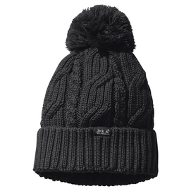 Mütze Jack Wolfskin Stormlock Pompom Beanie Schwarz