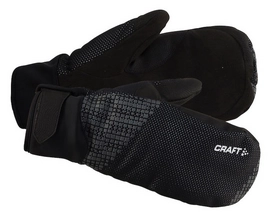 Handschoenen Craft Vasa Mitten Black White