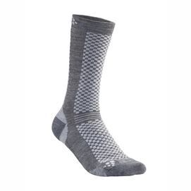 Sokken Craft Warm Mid 2-Pack Sock Granite Platinum-Schoenmaat 40 - 42