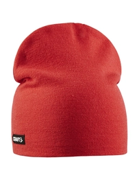 Muts Craft Solid Knit Hat Poppy L/XL