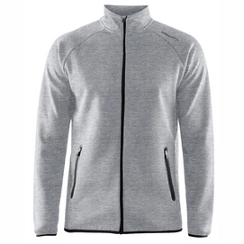 Strickjacke Craft Emotion Full Zip Jacket Grey Melange Herren-S
