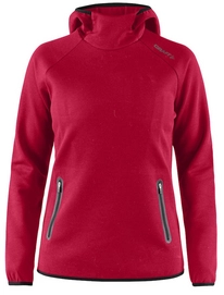 Hoodie Craft Women Emotion Hood Sweatshirt Bright Red