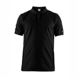 Polo Shirt Craft Casual Pique Men Black