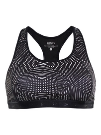 Sport BH Craft Women Greatness Mid Impact Bra Black White